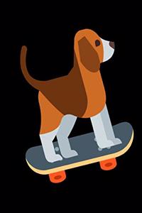 Dog Skateboarding Notebook