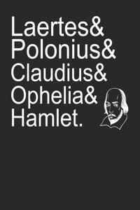 Laertes & Polonius & Claudius & Ophelia & Hamlet