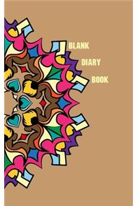 Blank Diary book