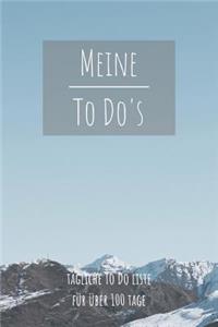 Meine To Do's Tägliche To Do Liste für über 100 Tage