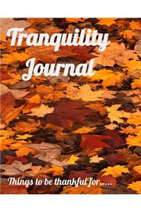 Tranquility Journal