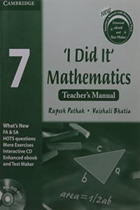 I Did It Mathematics Level 7 Teachers Book with DVD-ROM