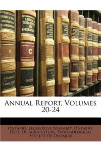 Annual Report, Volumes 20-24