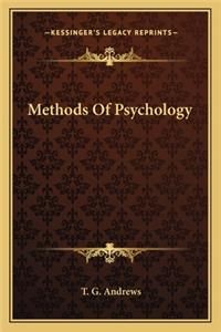 Methods Of Psychology