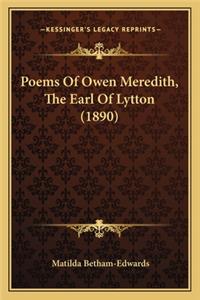 Poems of Owen Meredith, the Earl of Lytton (1890)