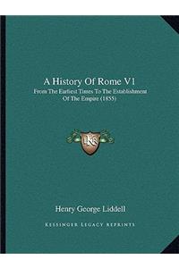 History Of Rome V1