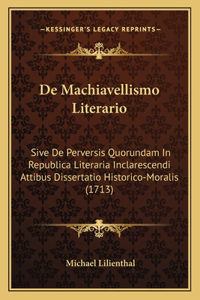 De Machiavellismo Literario