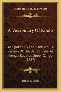 A Vocabulary Of Kilolo