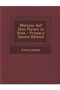Marsyas Auf Dem Forum in ROM