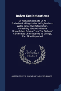 Index Ecclesiasticus