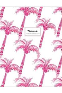 Florida Palm Trees Pink Lined Journal (Tropical Journal)