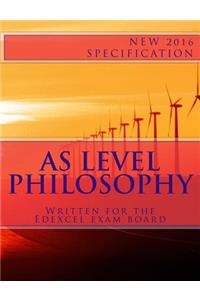 New 2016 Specification as Level Philosophy for Edexcel