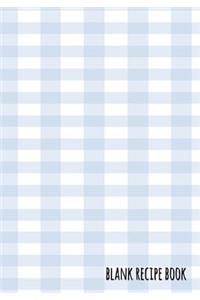 Blank Recipe Book - Light BlueTablecloth