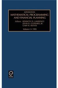 Advances in Mathematical Programming and Financial Planning