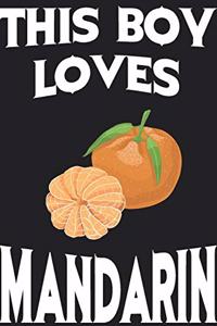 This Boy Loves Mandarin Notebook
