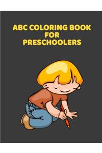 ABC Coloring Book For Preschoolers