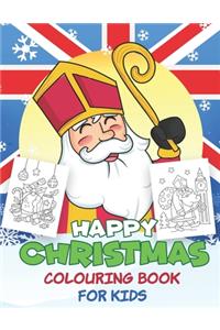 Happy Christmas Colouring Book For Kids