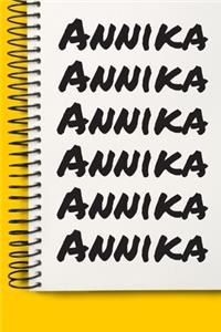 Name Annika A beautiful personalized