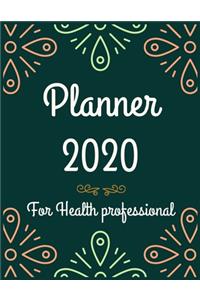 Planner 2020 for Health professional