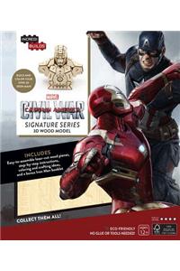 IncrediBuilds: Marvel's Captain America: Civil War: Iron Man Signature Series 3D Wood Model