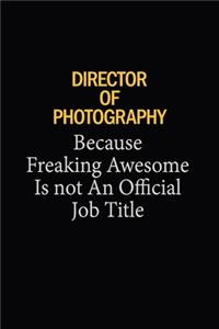 Director Of Photography Because Freaking Awesome Is Not An Official Job Title