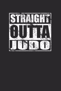 Straight Outta Judo 120 Page Notebook Lined Journal for Judo Players