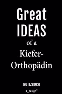 Notizbuch für Kieferorthopäden / Kieferorthopäde / Kieferorthopädin