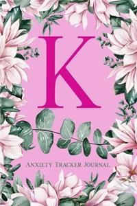 K Anxiety Tracker Journal