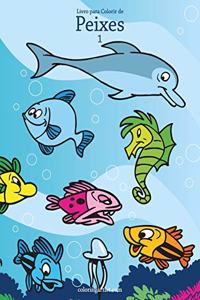 Livro para Colorir de Peixes 1