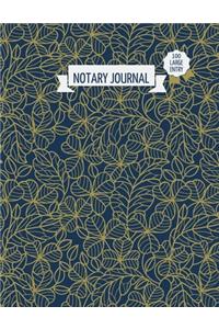 Notary Journal Large Entry