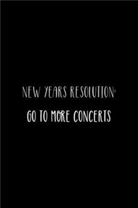 New Year Resolution