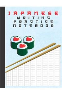 Japanese Writing Practice Notebook
