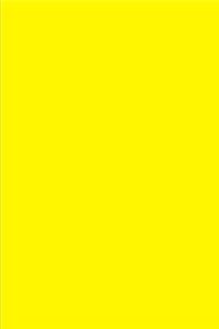 2020 Weekly Planner Yellow Color Simple Plain Yellow 134 Pages