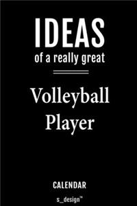 Calendar for Volleyball Players / Volleyball Player