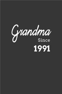 Grandma Since 1991 Notebook