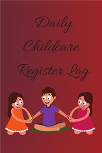 Daily Childcare Register Log