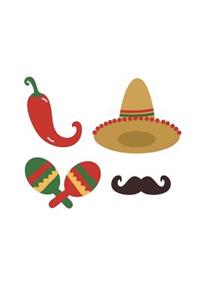 Cinco de Mayo: 150 Lined Journal Pages / Diary / Notebook with May 5th Hispanic Sombrero on the Cover