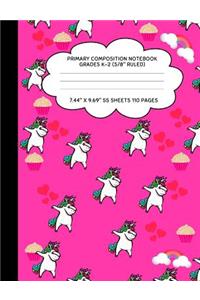 Primary Composition Notebook Grades K-2 (5/8
