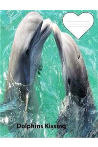 Kissing Dolphins Story Paper Composition Book