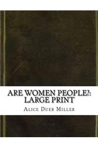 Are Women People?