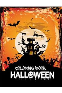 Halloween Coloring Book: Coloring Book for Kids and Adults with Fun, Easy, and Relaxing Coloring Pages