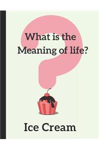 What Is the Meaning of Life? Ice Cream