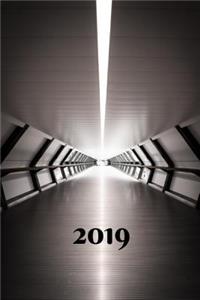 2019: Christian Themed Diary for Those Seeking More Focus and Spiritual Growth in 2019. Tunnel Vision, 6 X 9, Unisex, Men, Women, Journal 12 Months Planner with Dot Grid Paper, Biblical Inspirational Quotes, Gratitude Prompts and Blank Notes Paper.