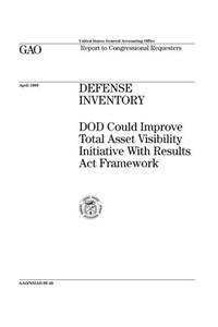 Defense Inventory: Dod Could Improve Total Asset Visibility Initiative with Results ACT Framework