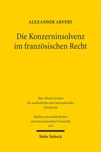Die Konzerninsolvenz im französischen Recht