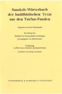 Sanskrit-Worterbuch Der Buddhistischen Texte Aus Den Turfan-Funden. Lieferung 3