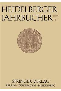 Heidelberger Jahrbücher