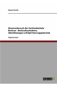 Stromverbrauch der Fachhochschule Bochum - Bestandsaufnahme, Abschätzungen und Optimierungspotenzial