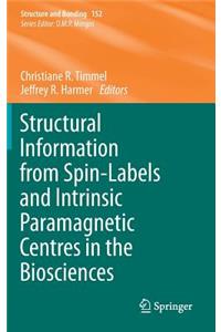 Structural Information from Spin-Labels and Intrinsic Paramagnetic Centres in the Biosciences