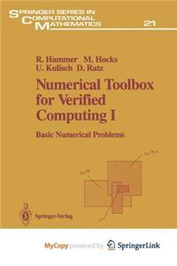 Numerical Toolbox for Verified Computing I